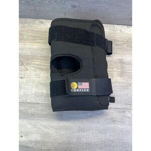 Corflex Size XXL CoolTex Anterior Closure Hook Loop Hinged Knee Brace Adjustable